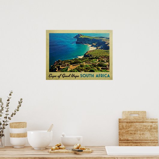 Kap der guten Hoffnung Südafrika Poster (Küche)