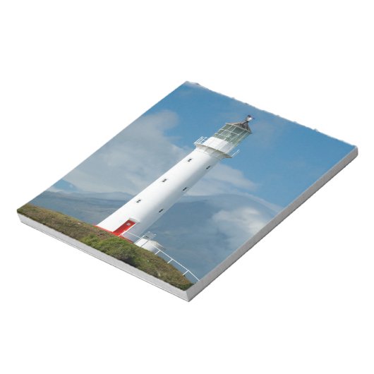 Kap Egmont Leuchtturm und Mt Taranaki/Mt Notizblock (Rotiert)