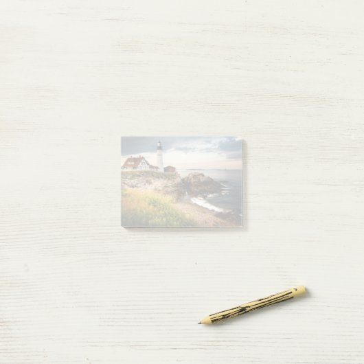 Kap Elizabeth, ich Portlandhauptleuchtturm-| Post-it Klebezettel (Auf Schreibtisch)