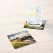 Kap Elizabeth, ich Portlandhauptleuchtturm-| Rechteckiger Pappuntersetzer (Vor Ort)