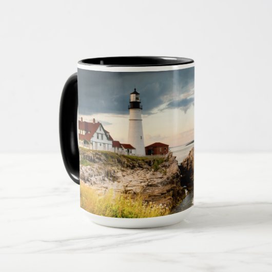 Kap Elizabeth, ich Portlandhauptleuchtturm-| Tasse (Vorderseite Links)