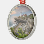 Kap Elizabeth, ICH Portlandhauptlicht-| Ornament Aus Metall (Links)