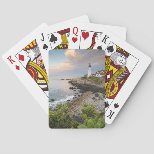 Kap Elizabeth, ICH Portlandhauptlicht-| Spielkarten (Rückseite)