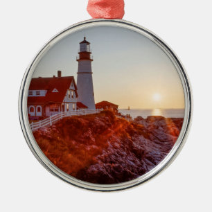 Kap Elizabeth Maine Ornament Aus Metall
