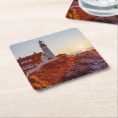 Kap Elizabeth Maine Rechteckiger Pappuntersetzer (angewinkelt)