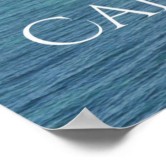 Kap Emine. Bulgarien Poster (Ecke)