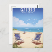 Kap Ferret - Poster - Plakat Postkarte (Vorne/Hinten)