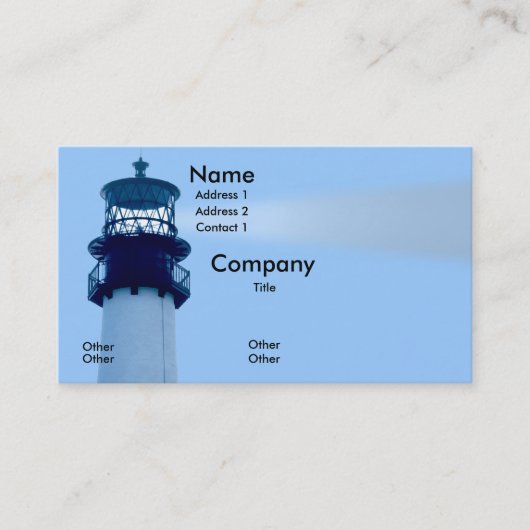 Kap Florida Lightwouse Visitenkarte (Vorderseite)
