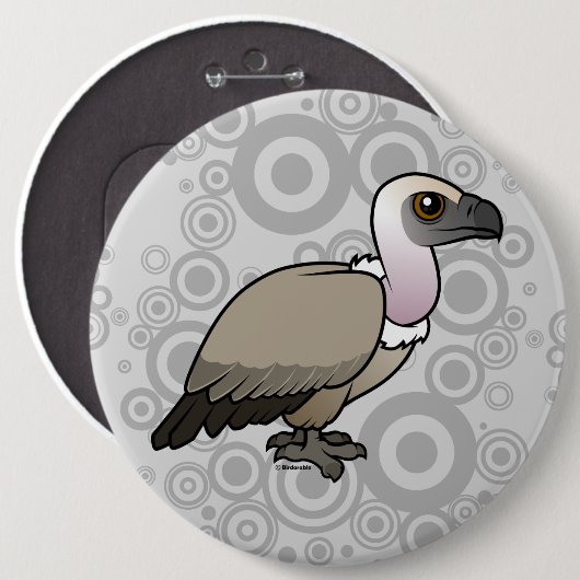 Kap-Geier Button (Vorne & Hinten)