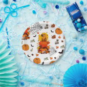 Kap Halloween. Hexenkürbis Pappteller (Party)