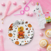 Kap Halloween. Hexenkürbis Pappteller (Party)