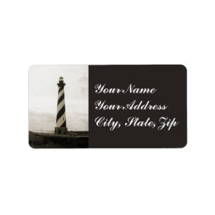 Kap Hatteras Leuchtturm Adressaufkleber