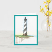 Kap Hatteras Leuchtturm-Anmerkungs-Karte Karte (Gelbe Blume)