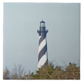 Kap Hatteras Leuchtturm - Außenbanken Fliese (Vorderseite)