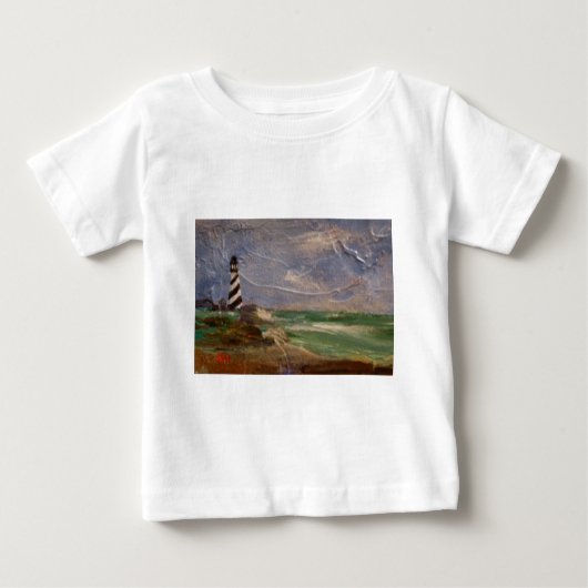 Kap Hatteras Leuchtturm Baby T-shirt (Vorderseite)