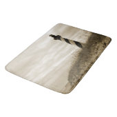 Kap Hatteras Leuchtturm Badematte (Schrägansicht)