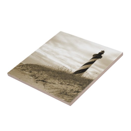 Kap Hatteras Leuchtturm Fliese (Seite)