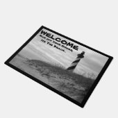 Kap Hatteras Leuchtturm Fußmatte (Schrägansicht)
