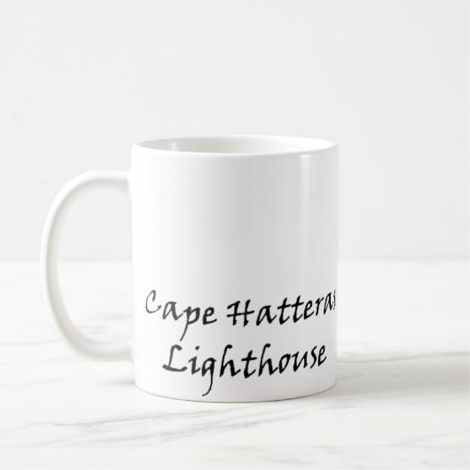 Kap Hatteras Leuchtturm Kaffeetasse (Links)