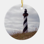 Kap Hatteras Leuchtturm Keramik Ornament (Vorne)