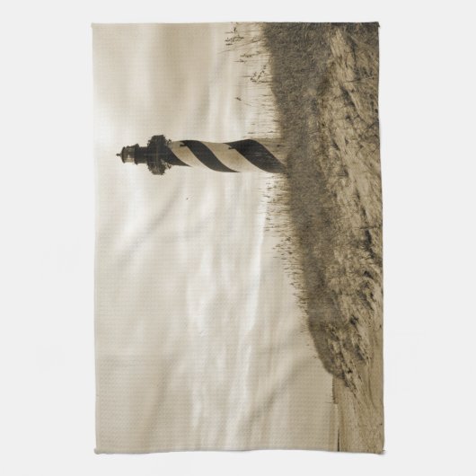 Kap Hatteras Leuchtturm Küchentuch (Vertikal)