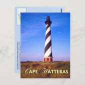 Kap Hatteras Leuchtturm, North Carolina Postkarte (Vorne/Hinten)