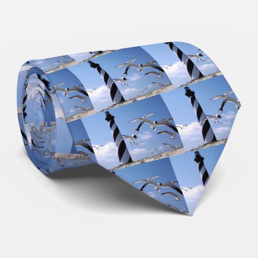 Kap Hatteras Leuchtturm-North Carolinaleuchtturm Krawatte (Gerollt)