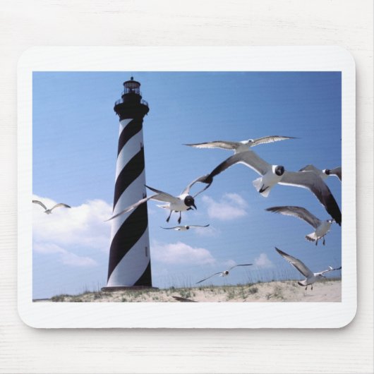 Kap Hatteras Leuchtturm-North Carolinaleuchtturm Mousepad (Vorne)