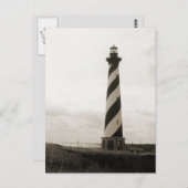 Kap Hatteras Leuchtturm Postkarte (Vorne/Hinten)