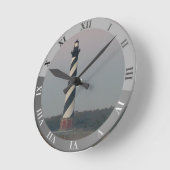 KAP HATTERAS LEUCHTTURM RUNDE WANDUHR (Winkel)