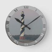 KAP HATTERAS LEUCHTTURM RUNDE WANDUHR (Vorderseite)