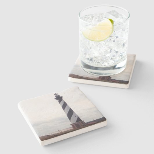 Kap Hatteras Leuchtturm Steinuntersetzer (Seitenansicht)