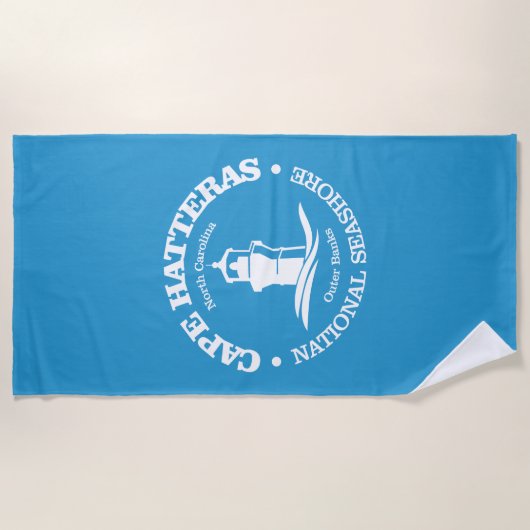 Kap Hatteras (Leuchtturm) Strandtuch (Vorderseite)