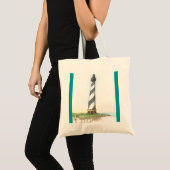 Kap Hatteras Leuchtturm-Taschen-Tasche Tragetasche (Vorderseite (Produkt))