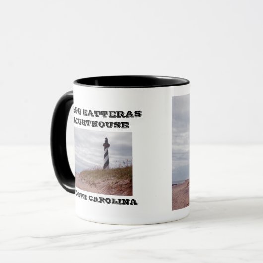 Kap Hatteras Leuchtturm Tasse (Vorderseite Links)