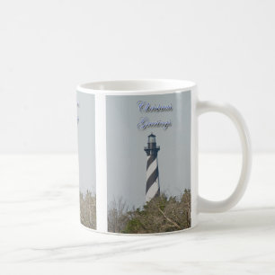 Kap Hatteras Leuchtturm Weihnachtsgrüße Tasse