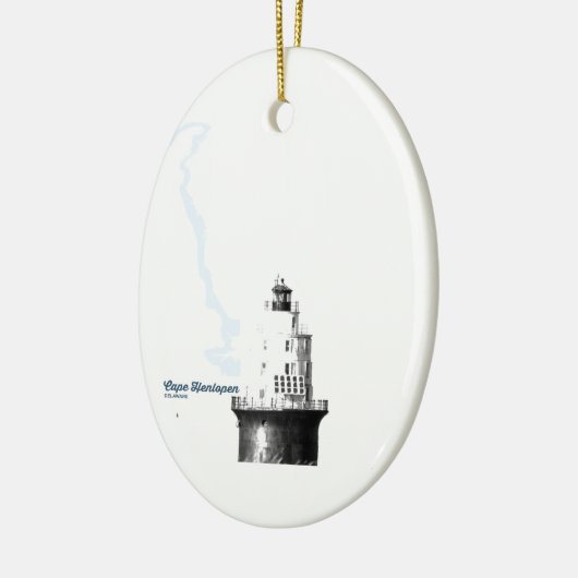 Kap Henlopen. Keramik Ornament (Links)