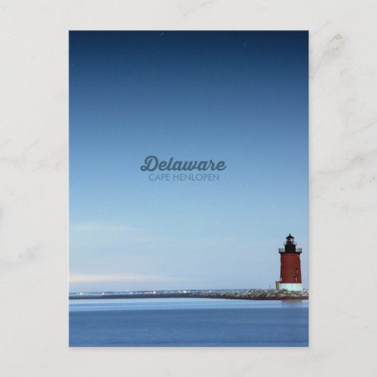 Kap Henlopen. Postkarte (Vorderseite)