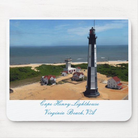Kap-Henry-Leuchtturm Mousepad (Vorne)