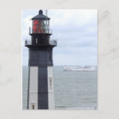 Kap Henry Lighthouse mit Schiff Postkarte (Vorderseite)