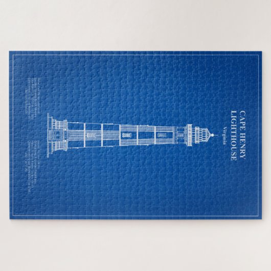 Kap Henry Lighthouse - Virginia - AD Puzzle (Horizontal)