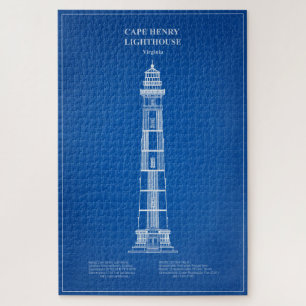 Kap Henry Lighthouse - Virginia - AD Puzzle