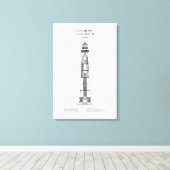 Kap Henry Lighthouse - Virginia - BD Leinwanddruck (Insitu (Holzboden))