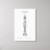 Kap Henry Lighthouse - Virginia - BD Leinwanddruck (Vorderseite)
