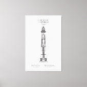 Kap Henry Lighthouse - Virginia - BD Leinwanddruck (Vorderseite)