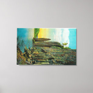 Kap Hoorn und Zigarren-Felsen auf Columbia River Leinwanddruck