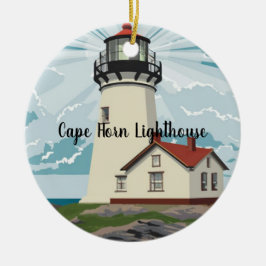 Kap Horn Leuchtturm, Chile Keramik Ornament