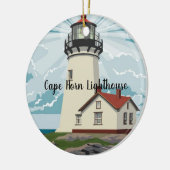 Kap Horn Leuchtturm, Chile Keramik Ornament (Links)