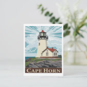 Kap Horn Leuchtturm, Chile Postkarte (Stehend Vorderseite)