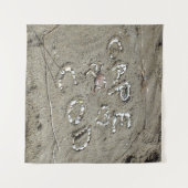 Kap Kabeljau in Muscheln geschrieben und Krabbenst Wandteppich (Vorderseite (Horizontal))